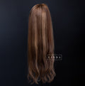 Light Brown Natural Full Lace Front Wig – Medium Length