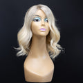 Blonde Wavy Natural Silicone Top Wig – Short Length