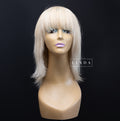 Blonde Natural Material Top Wig – Short Length