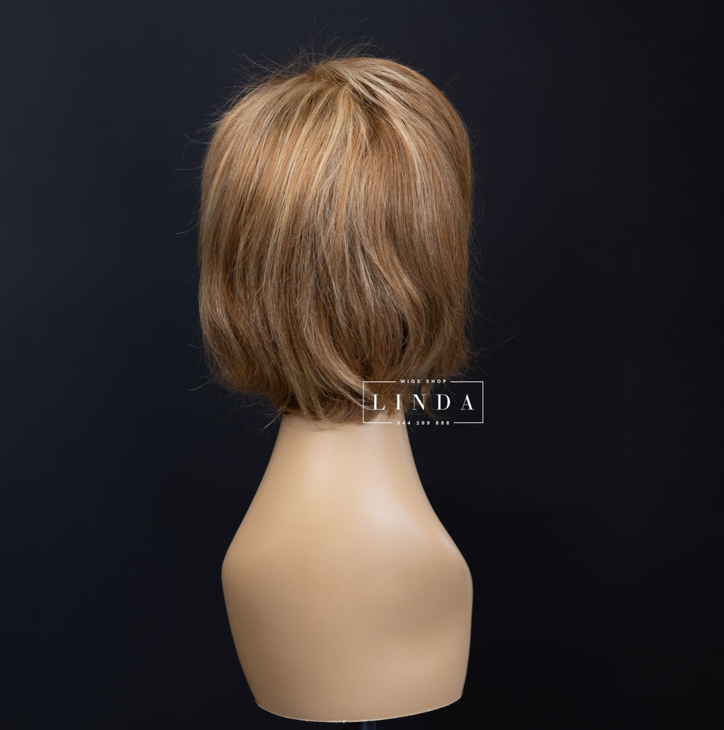 Honey Blonde Natural Front and Side Lace Wig – Short Length